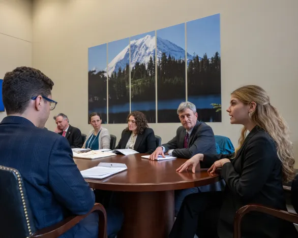 Ophthalmologists meeting with policymakers