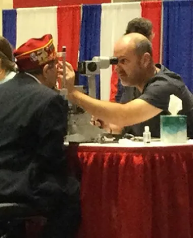 Ophthalmologists conduct glaucoma screenings at American Legion Convention