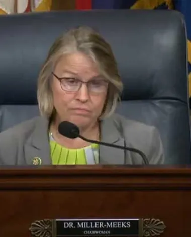 Dr. Miller-Meeks, an ophthalmologist, Academy member, and Congressional Representative, speaks in Congress