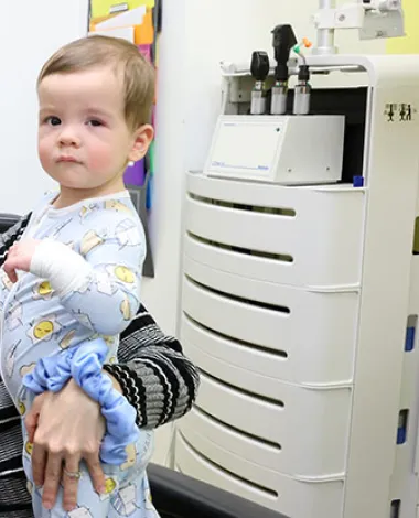 Pediatric ophthalmologist David Ramirez, MD, treats patients with congenital cataracts 