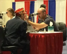 Ophthalmologists conduct glaucoma screenings at American Legion Convention