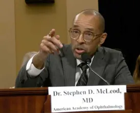 Academy CEO Stephen D. McLeod, MD, testifies at the House Veterans’ Affairs Subcommittee on Health