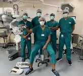 Group of eye surgeons in an operating room